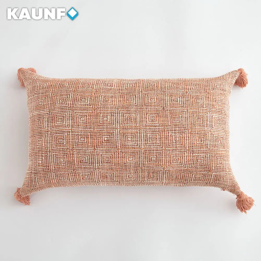 Tassel Cushion Cover – Linen Decorative Pillowcase