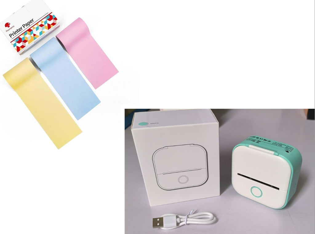 Portable Mini Thermal Label Printer Home Photo Printer\ Printer Bluetooth-compatible Mini Label Printer Price Tag