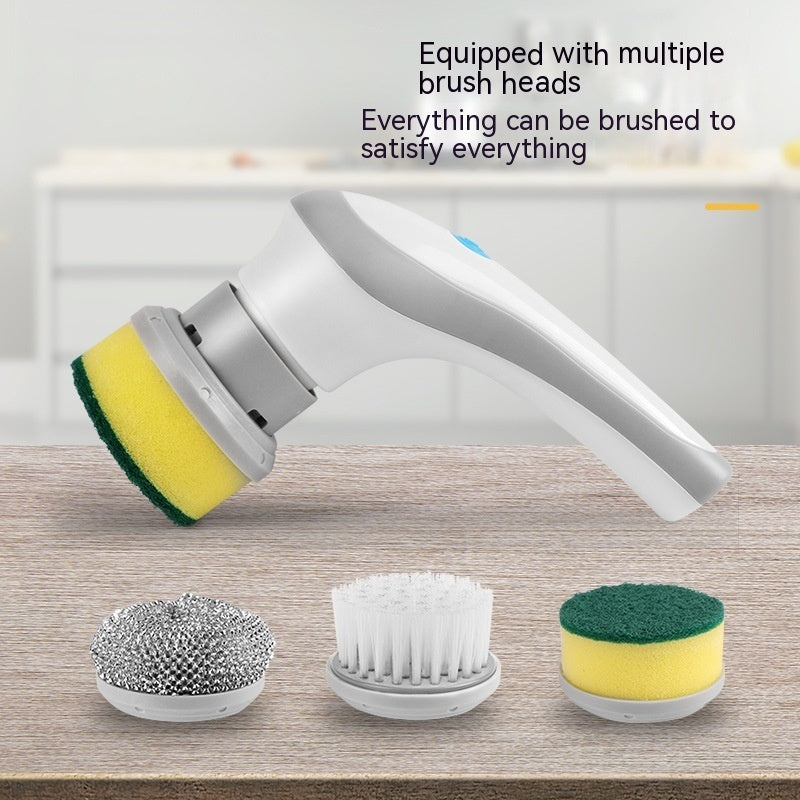 Electric Cleaning Brush 4-in-1 Cordless Spin Scrubber – Handheld Power Cleaner