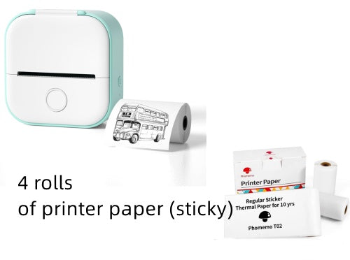 Portable Mini Thermal Label Printer Home Photo Printer\ Printer Bluetooth-compatible Mini Label Printer Price Tag