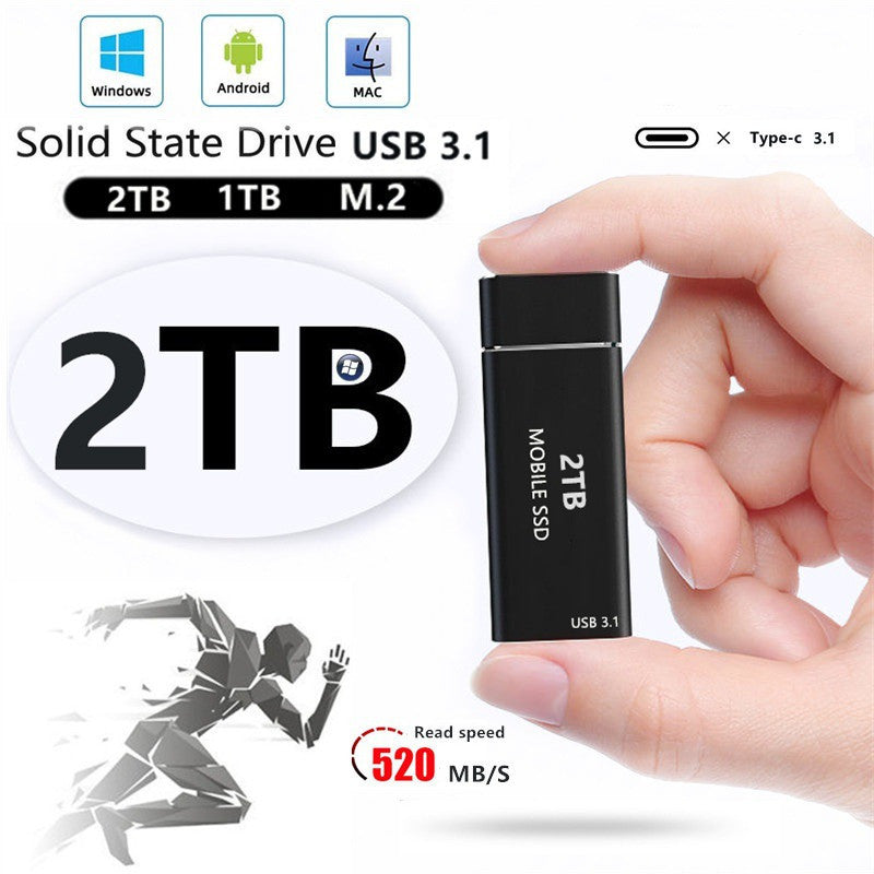 High-speed Mobile Solid State USB Drive