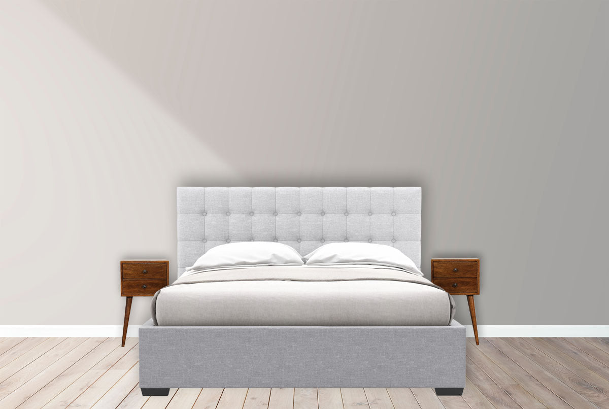 Mini 2 Drawer Chestnut Nightstand