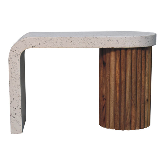 Serenity Terrazzo Coffee Table with terrazzo top and Nordic-style legs. Full details