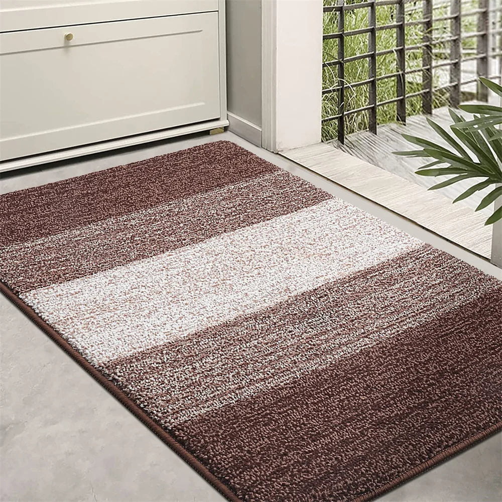 Indoor Non-Slip Door Mat Absorbent Low Profile Entrance Rug