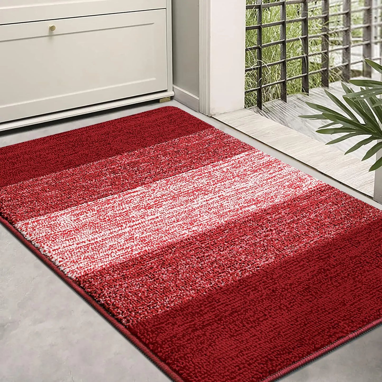 Indoor Non-Slip Door Mat Absorbent Low Profile Entrance Rug