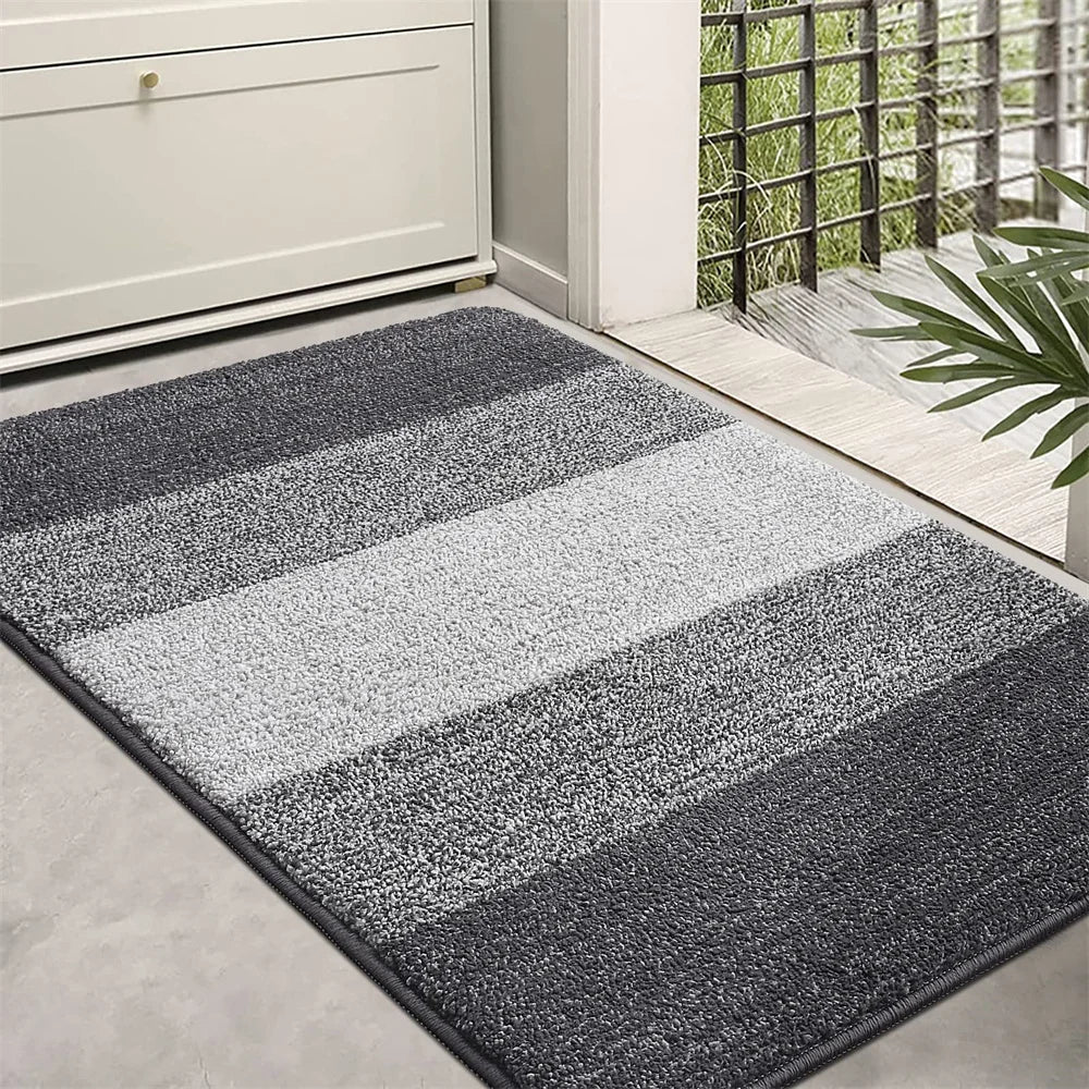 Indoor Non-Slip Door Mat Absorbent Low Profile Entrance Rug