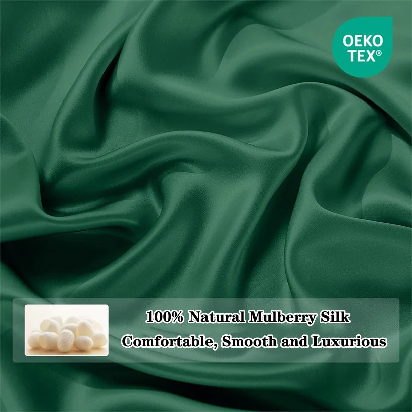 Momme Mulberry Silk Flat Sheet – 100% Natural Silk Bed Sheet