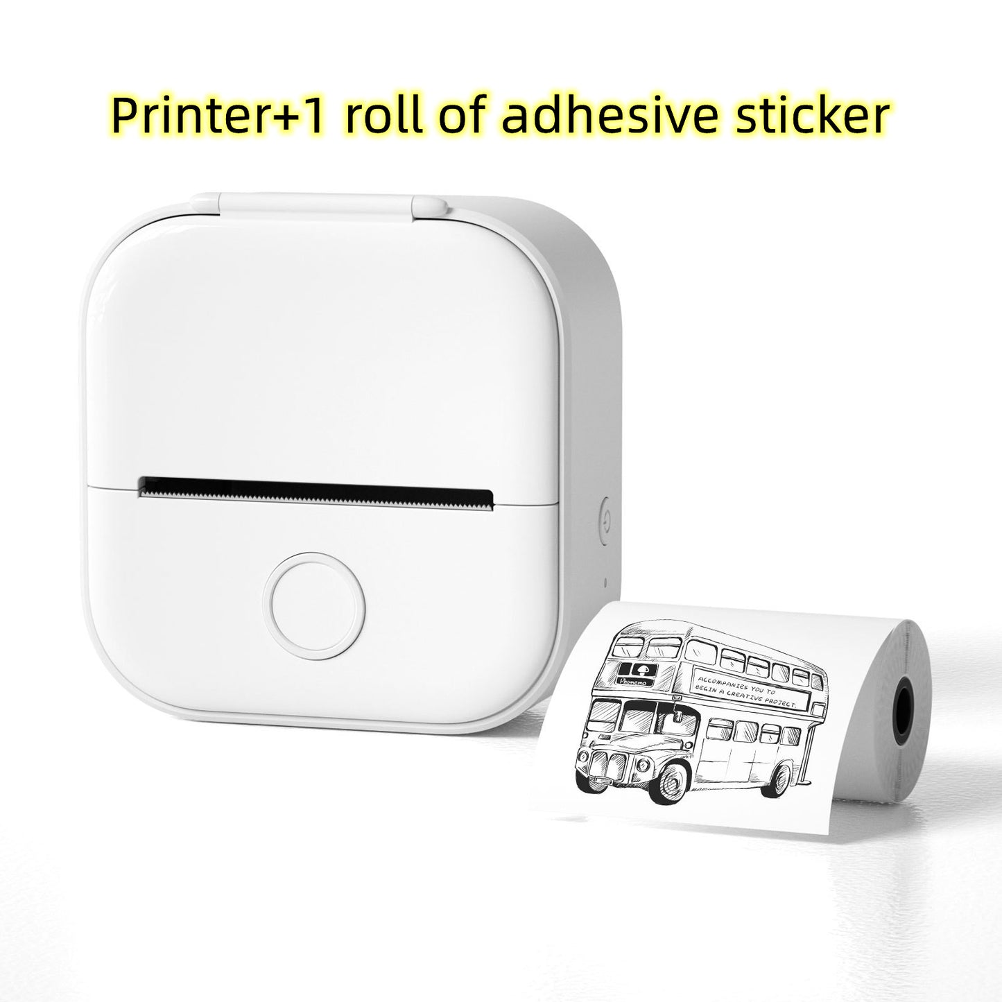 Portable Mini Thermal Label Printer Home Photo Printer\ Printer Bluetooth-compatible Mini Label Printer Price Tag