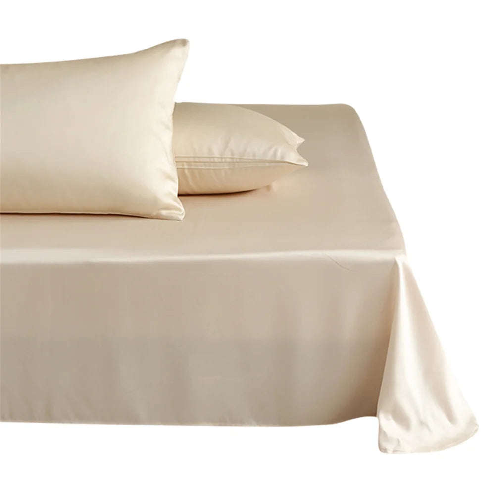 Momme Mulberry Silk Flat Sheet – 100% Natural Silk Bed Sheet