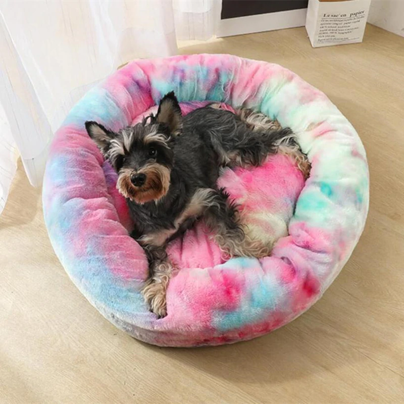 Comfy Calming™ Dog Bed – Ultra Soft Vegan Fur for Anxiety Relief