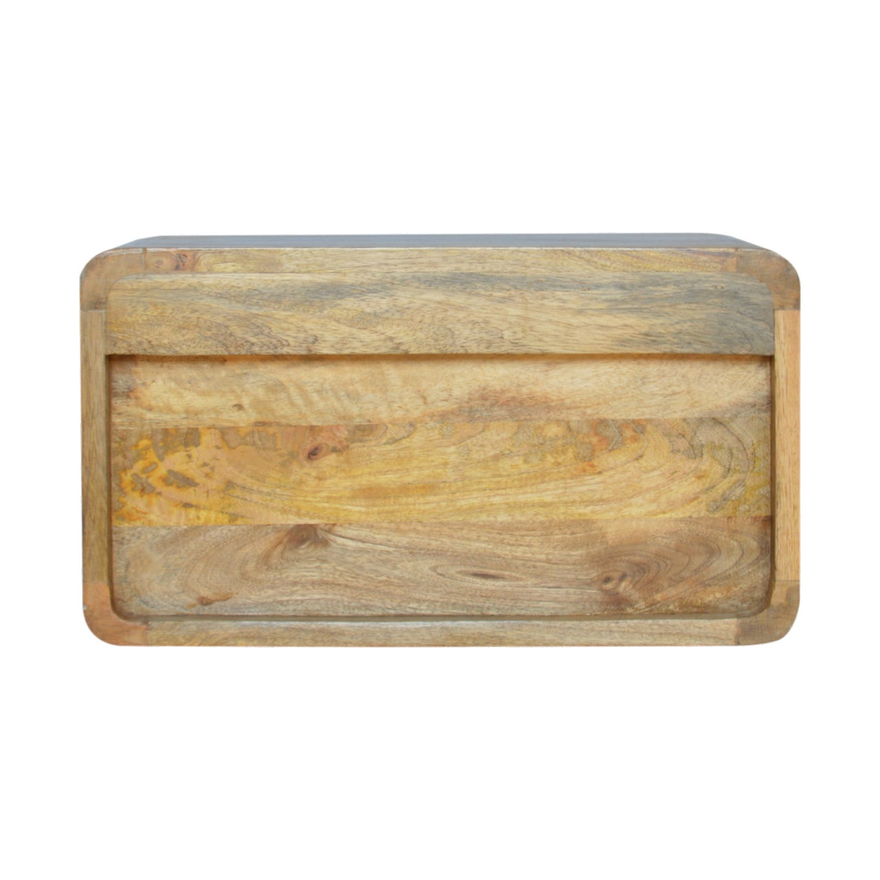 Oak-ish 2 Drawer Floating Nightstand